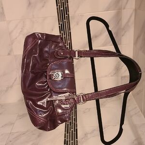 Rosetti Shiny Plum Shoulder Bag